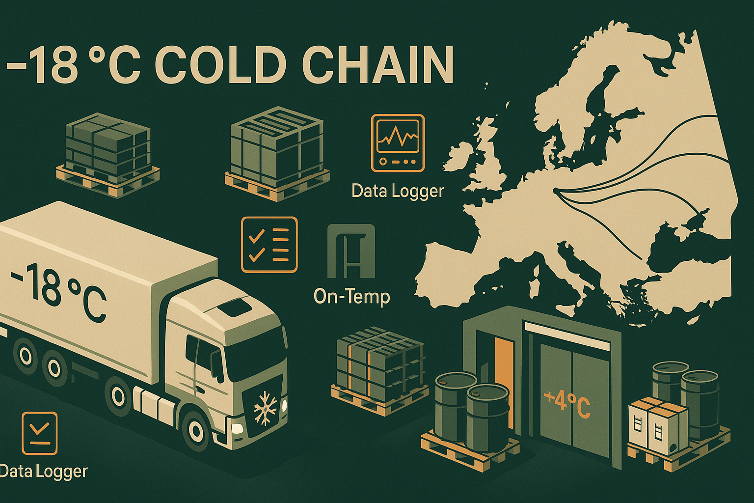 IQF & Aseptic Purée Logistics — Cold Chain & Pallet Optimization for EU Shipments