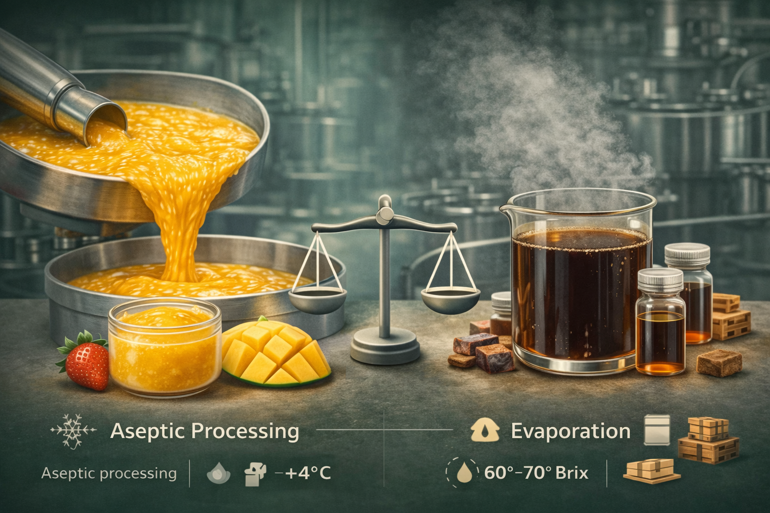 Fruit Purée vs Fruit Concentrate — Choosing the Right Ingredient for Industrial Applications